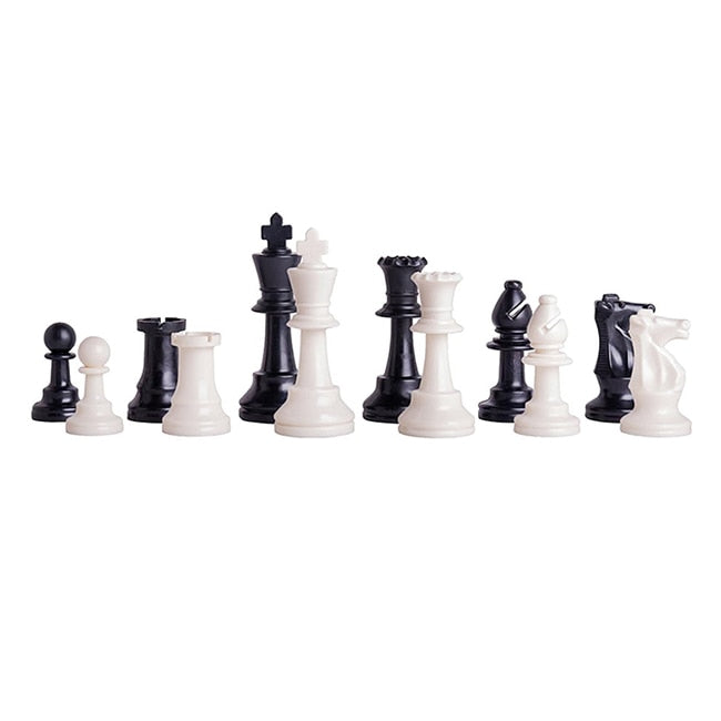 Vinyl Tournament Chessboard™ + 32 Chess Set™